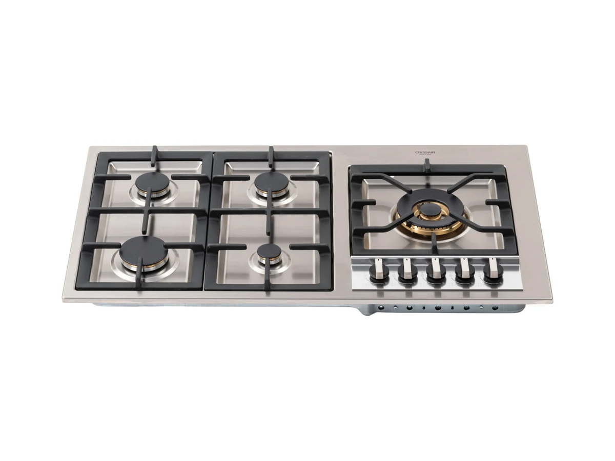 Cooktop a gás Crissair Europa 90 cm com 5 queimadores