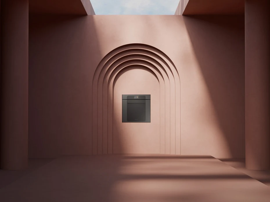 Forno Smeg Musa em arquitetura de arcos